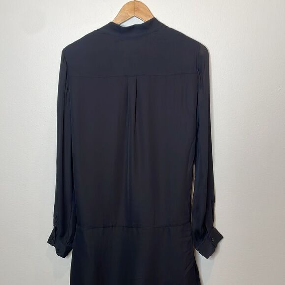 Massimo Dutti Silk Long Sleeve Dress US 8 - Picture 8 of 8